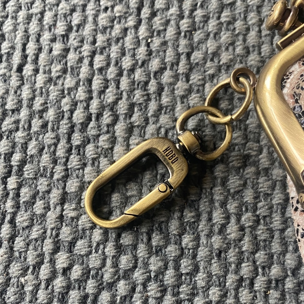 HOBO Animal Print Mini Bag with Gold Accents - Picture 2 of 3